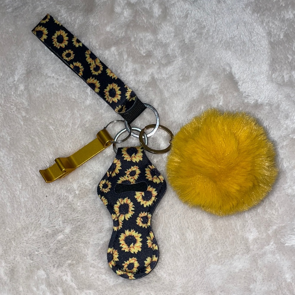 Sunflower Keychain